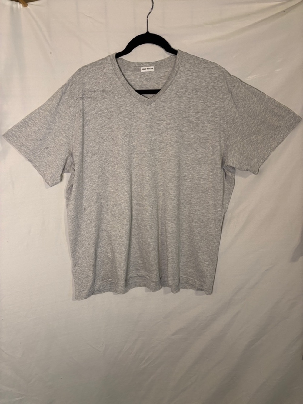 Son of a Tailor grey v-neck Tee Shirt T-Shirt